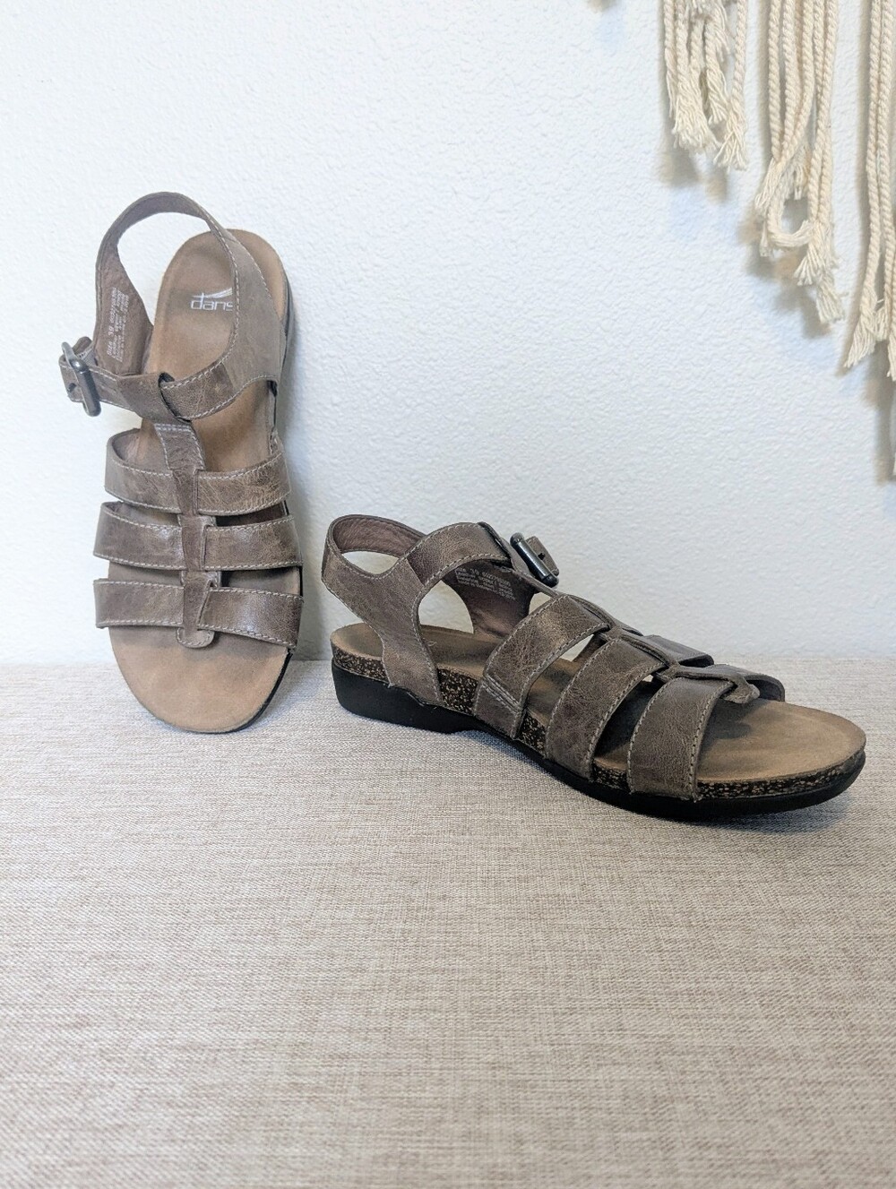 Dansko Roni Fisherman Brown Sandals